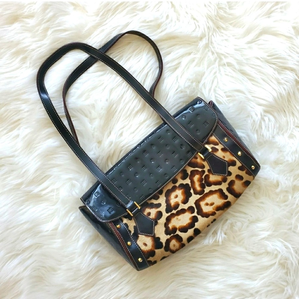 Elegant Arcadia Animal Print Shoulder Bag